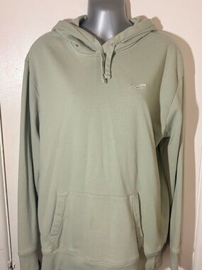 Hollister Must-Have Collection Sage Green Pullover Hoddie Size M